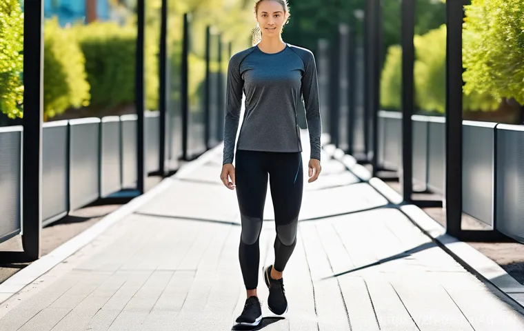 섬유기사와 산업 직무 연관성 - **Prompt 1: Intelligent Health Monitoring Sportswear**
    A dynamic, eye-level shot of a fit young ...