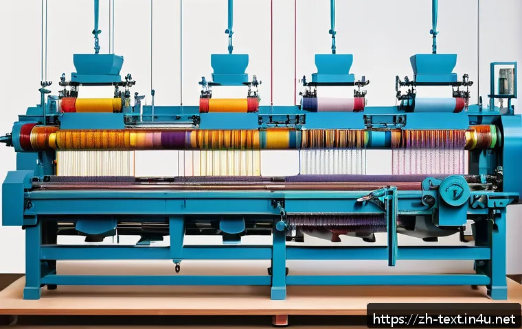 섬유기사와 시험 준비 단계별 가이드 - A detailed educational infographic illustrating the entire textile manufacturing process, from raw m...